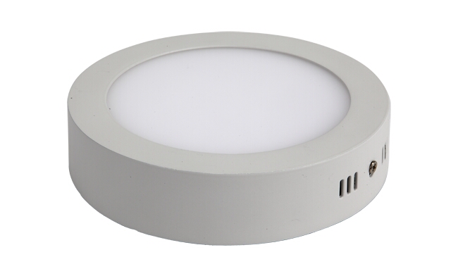 LED 12W 圓形明裝面板燈 外形尺寸170x40mm 白光中性光黃光