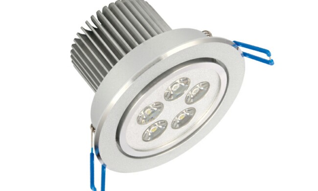 LED 5W天花燈（單顆透鏡） 開孔92mm 黃光白光中性光